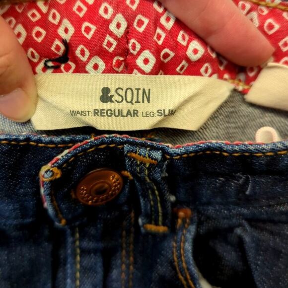 2T Girls Jeans Dark Wash &SQIN - Picture 2 of 5